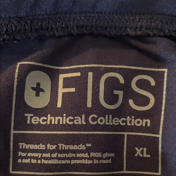 Figs Women’s Navy Scrub Pants - Picture 4 of 5